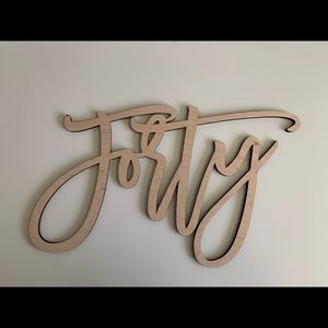 This is Forty Wood Sign!